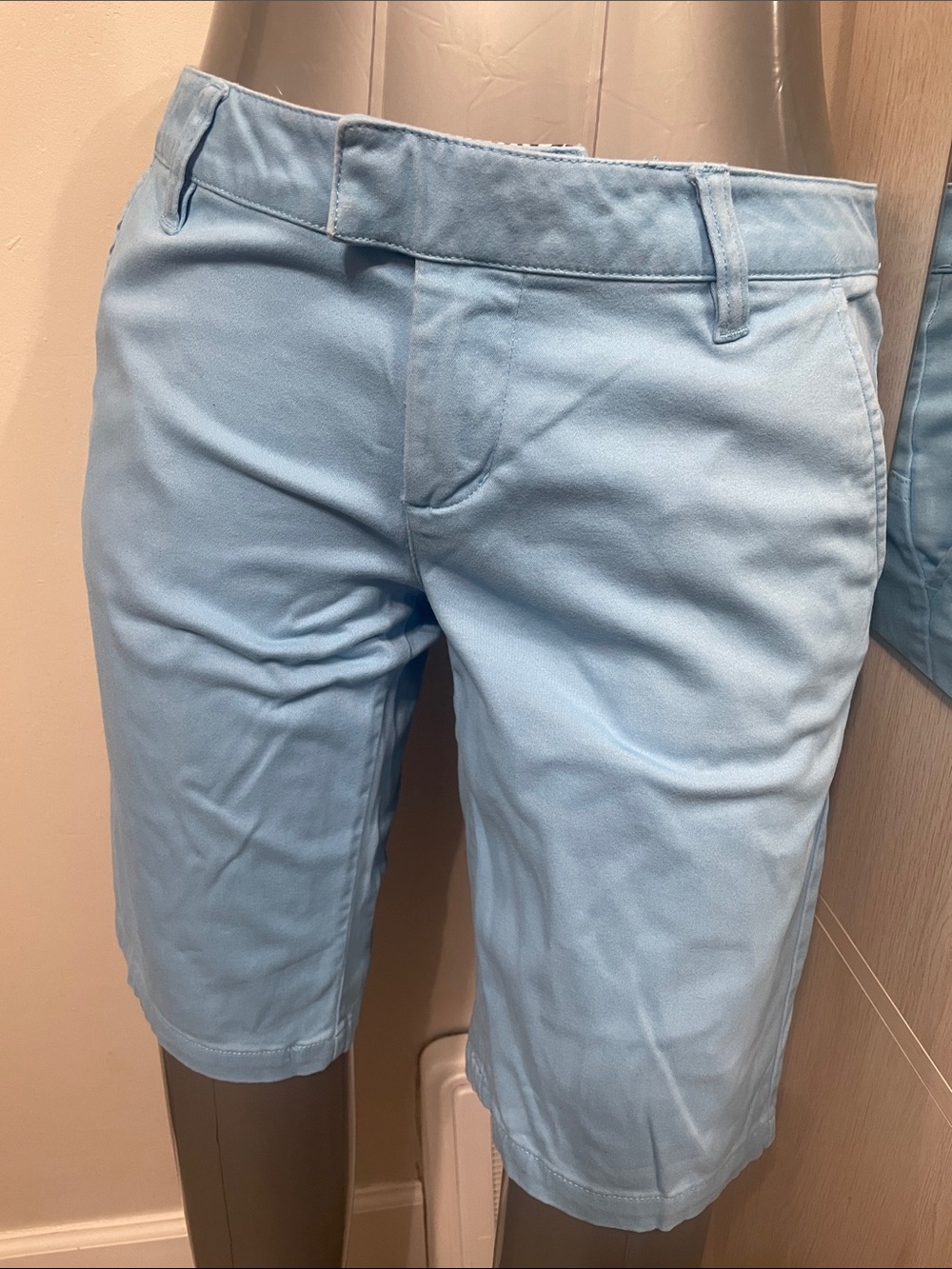 Light Blue juniors Casual Chino Shorts